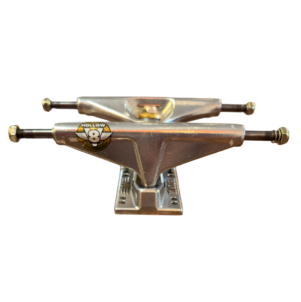 Venture V-Hollow Lights V8 Polished Trucks Silver 5.8 Set