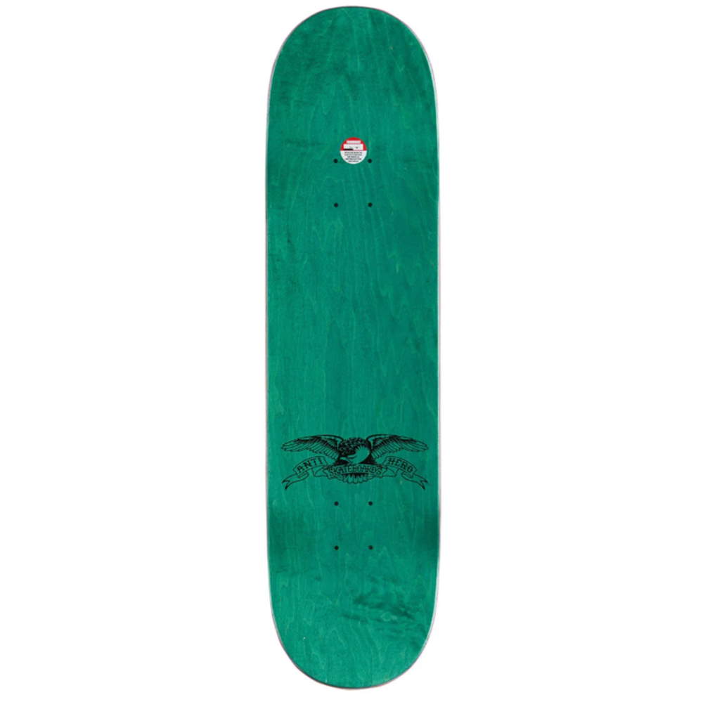 Anti Hero Treasure Island Eagle Skateboard Deck Gray 8.5x14WB