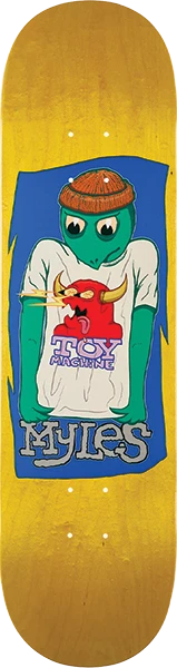 TOY MACHINE WILLARD TURTLE SHIRT SKATEBOARD DECK 8.25