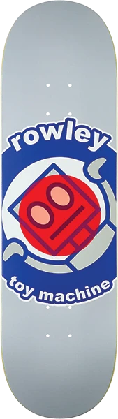 TOY MACHINE ROWLEY ROBOT SKATEBOARD DECK 8.75
