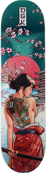 DGK CRIMSON LOTUS SKATEBOARD DECK 8.25