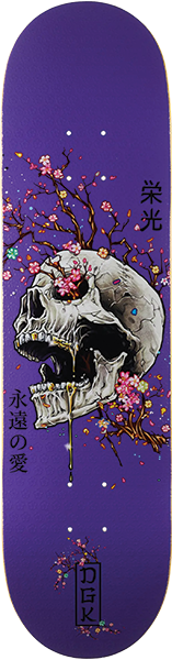 DGK ANCESTRY SKATEBOARD DECK 8.1 PURPLE