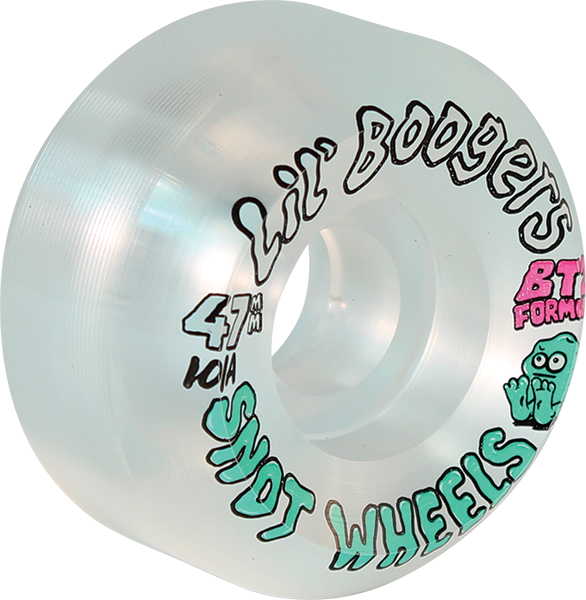 SNOT LIL BOOGERS CONICAL 47MM 101A CLEAR WHEELS SET