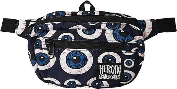 HEROIN EYES FANNY PACK BLACK