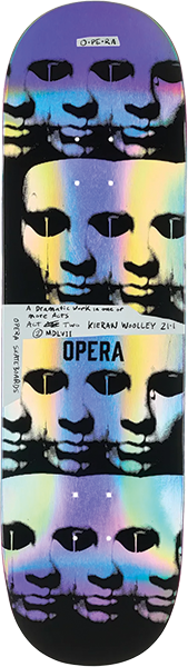 OPERA WOOLLEY REPEATER SKATEBOARD DECK 9.0 HOLOGRAPHIC EX7