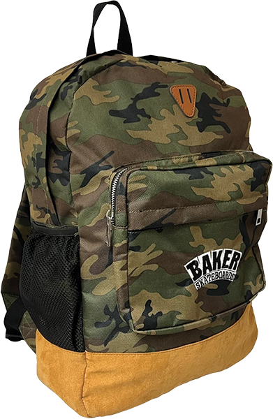 BAKER BRAND LOGO BACKPACK CAMO