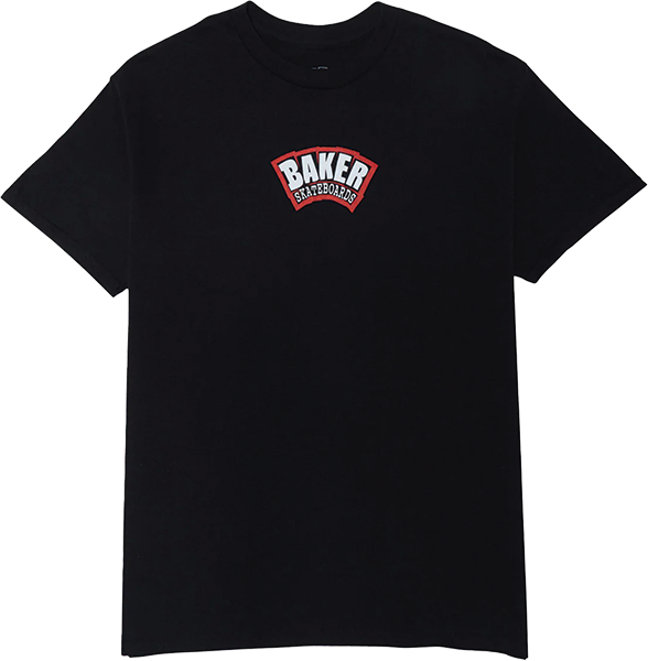 BAKER ARCH LOGO SS SMALL BLK RED