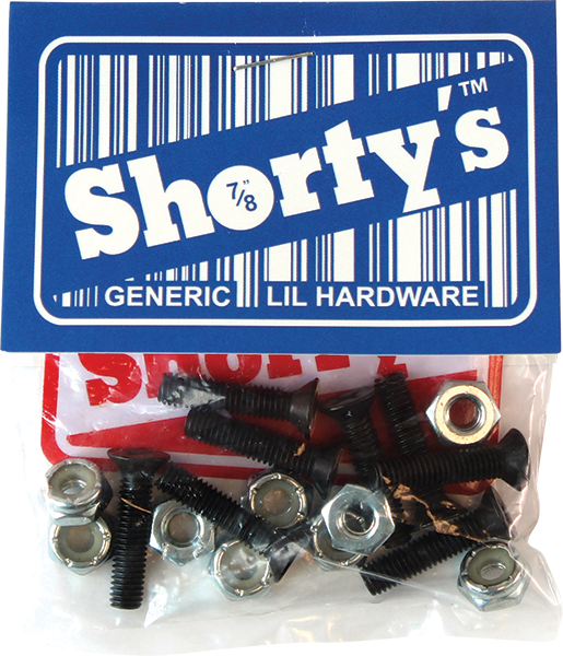 SHORTY'S GENERIC HARDWARE SET 7 8" PH BLACK