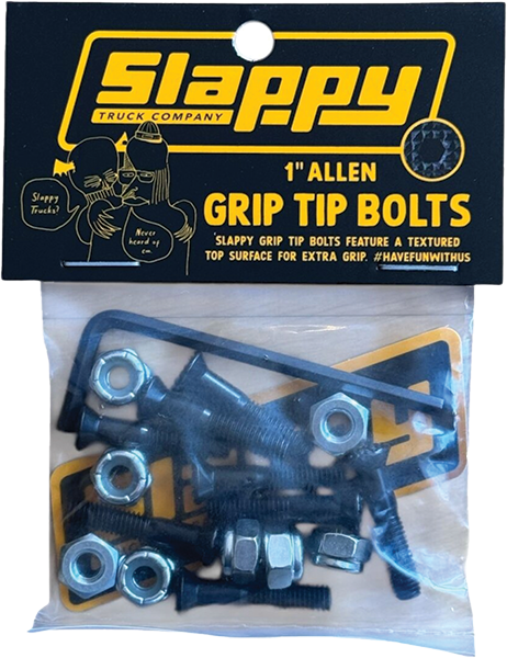 SLAPPY GRIP TIP ALLEN BOLTS SET 1" BLACK