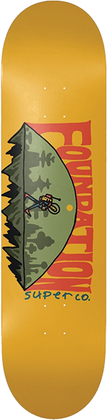 FOUNDATION SPACE HIKER SKATEBOARD DECK 8.38