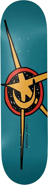 FOUNDATION STARBURST SKATEBOARD DECK 8.25
