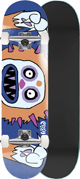 PUSH FROSTY ATTACK SOFT TOP SKATEBOARD COMPLETE 7.0 BLUE