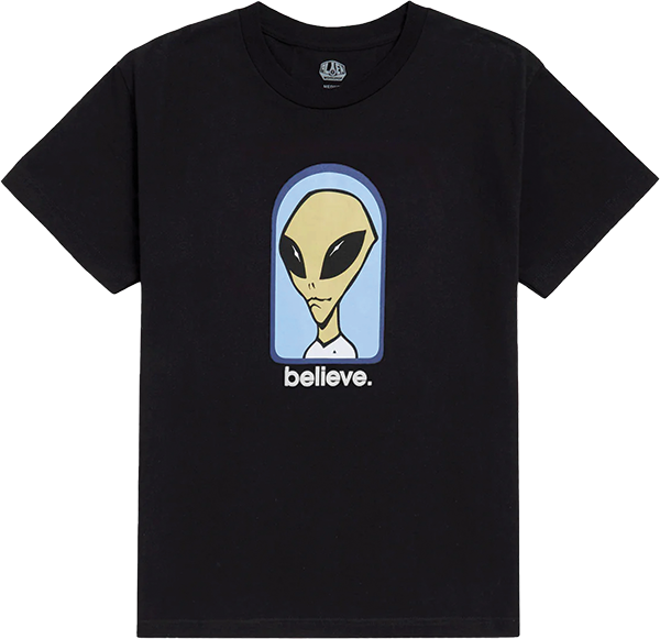 ALIEN WORKSHOP BELIEVE SS LARGE BLACK LT.BLUE NAVY