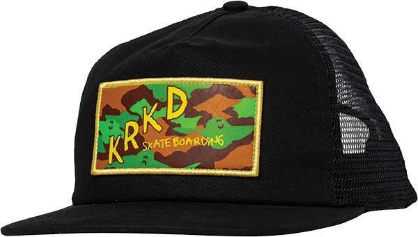 KROOKED KAMO HAT ADJ BLACK
