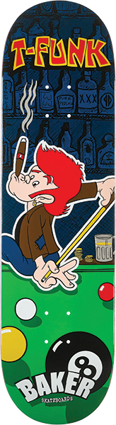BAKER FUNKHOUSER PLEASURE ISLAND SKATEBOARD DECK 8.5