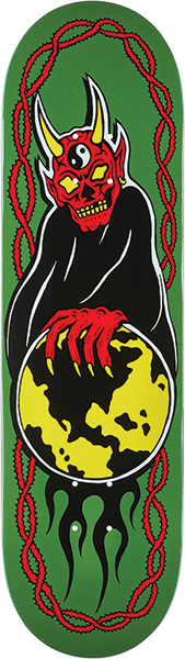 BAKER FUNKHOUSER WORLD CONTROL SKATEBOARD DECK 8.75