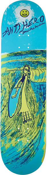 ANTI HERO DAAN EXPRESSIONS SKATEBOARD DECK 8.28 BLUE
