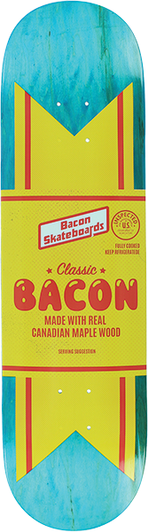 BACON MAPLE CUT SKATEBOARD DECK 8.5