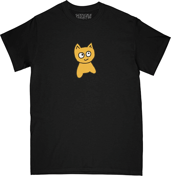 MEOW BIG CAT SS SMALL BLACK