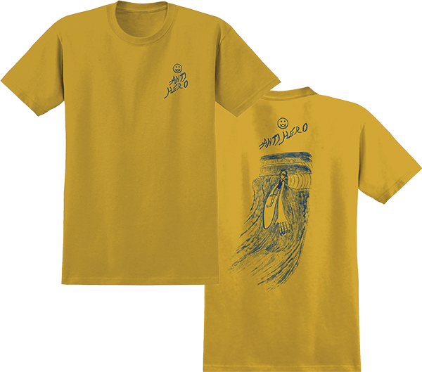 ANTI HERO EXPRESSIONS SUN SS SMALL HEATHER MUSTARD