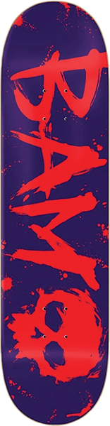 ZERO BAM 3 PURPLE BLOOD SKATEBOARD DECK 8.0