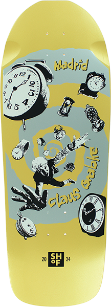 MADRID GRABKE LTD 30TH SHOF SKATEBOARD SKATEBOARD DECK 10.7X30.5 GOLD