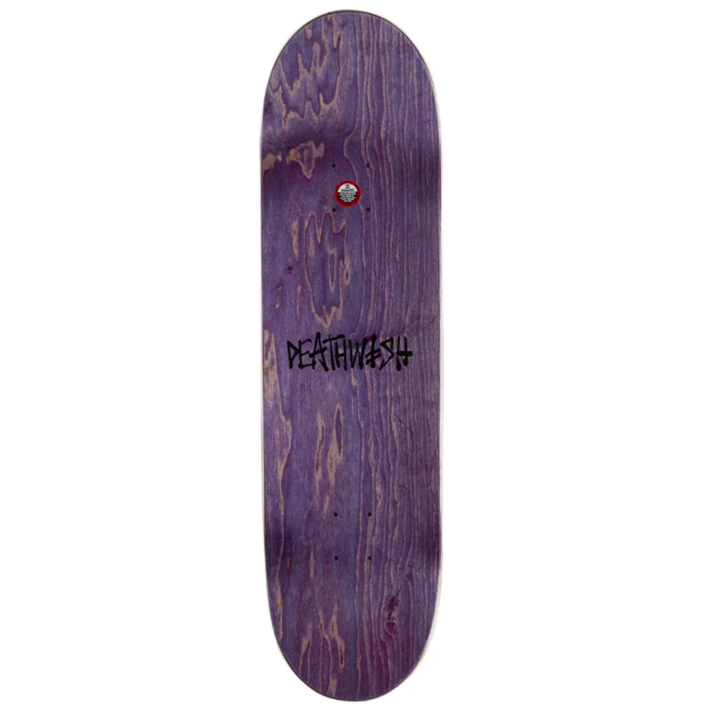 Deathwish Jake Hayes Dagger Skateboard Deck White Red 8.6x14.5wb