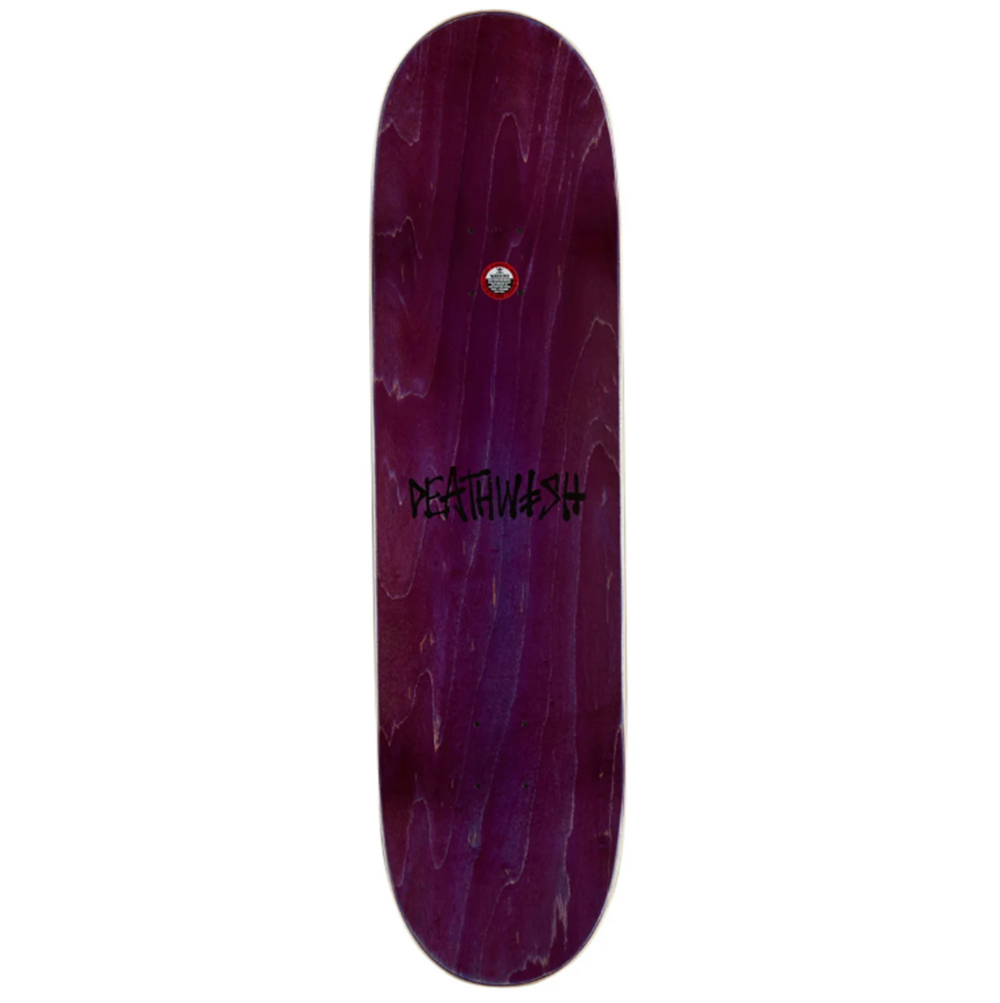 Deathwish Jake Hayes After Dinner Skateboard Deck Black Green 8.38x14.5 wb