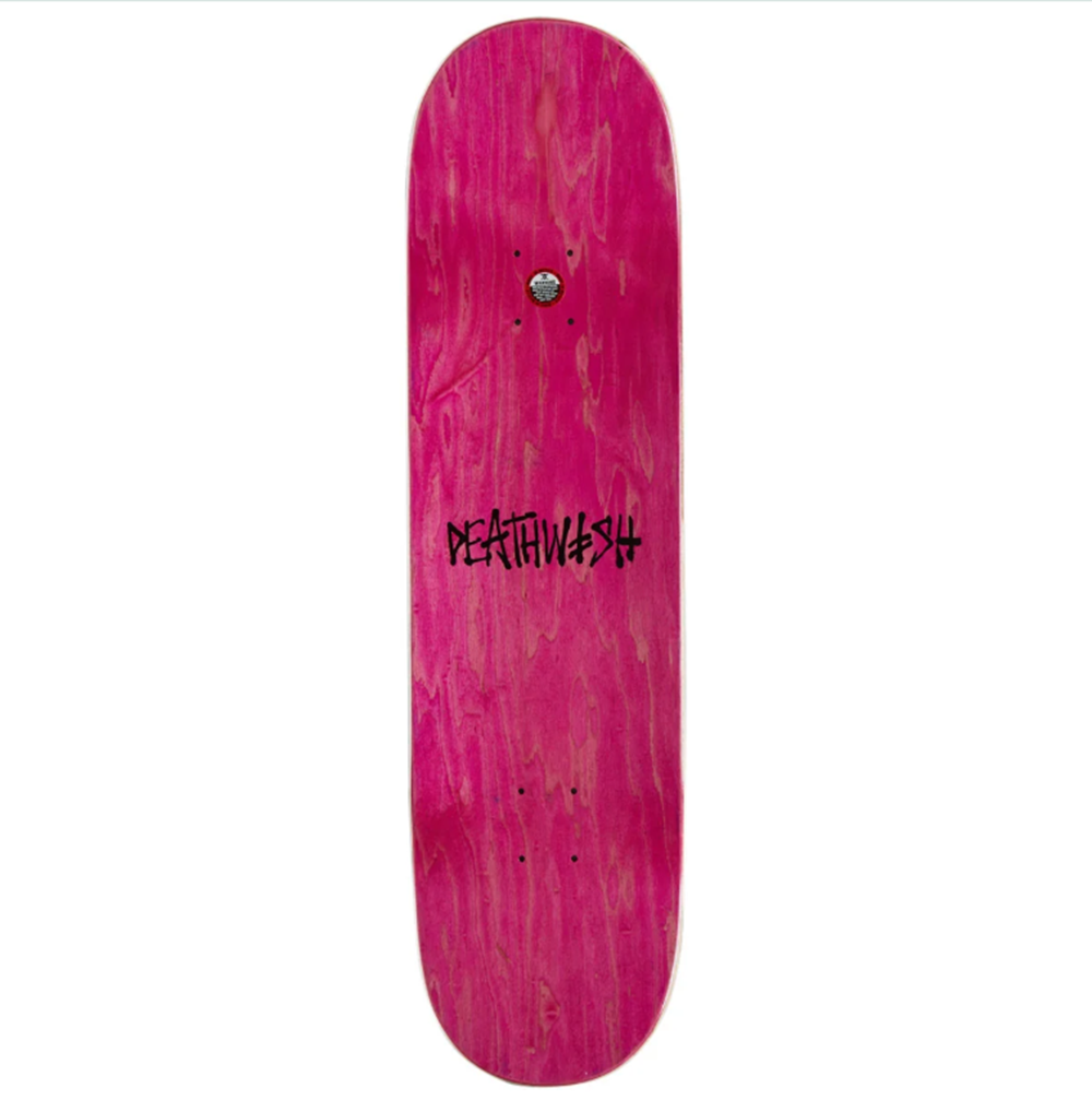 Deathwish Jon Dickson Heartbreak Skateboard Deck White Blue 8.5x14.5wb