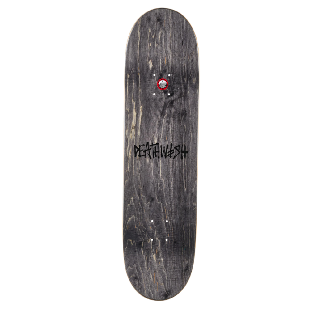 Deathwish Chris Athans Folklore Skateboard Deck Black Green Purple 8.38x14.35wb
