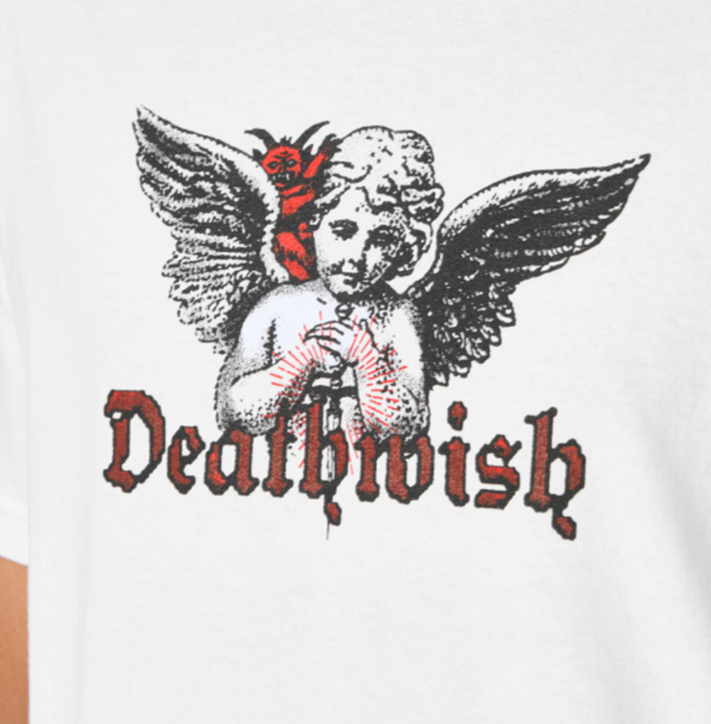 Deathwish Cherub Tee White Large