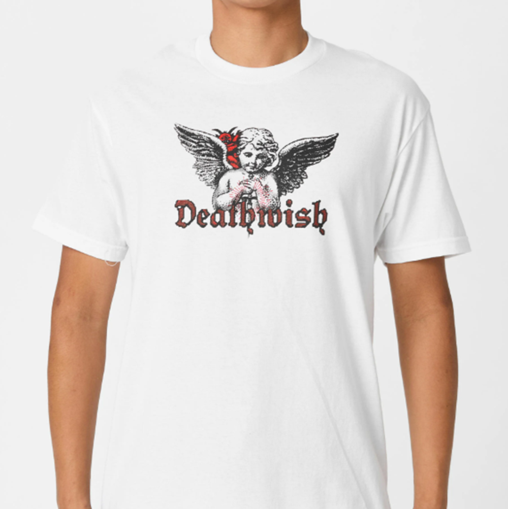 Deathwish Cherub Tee White Large