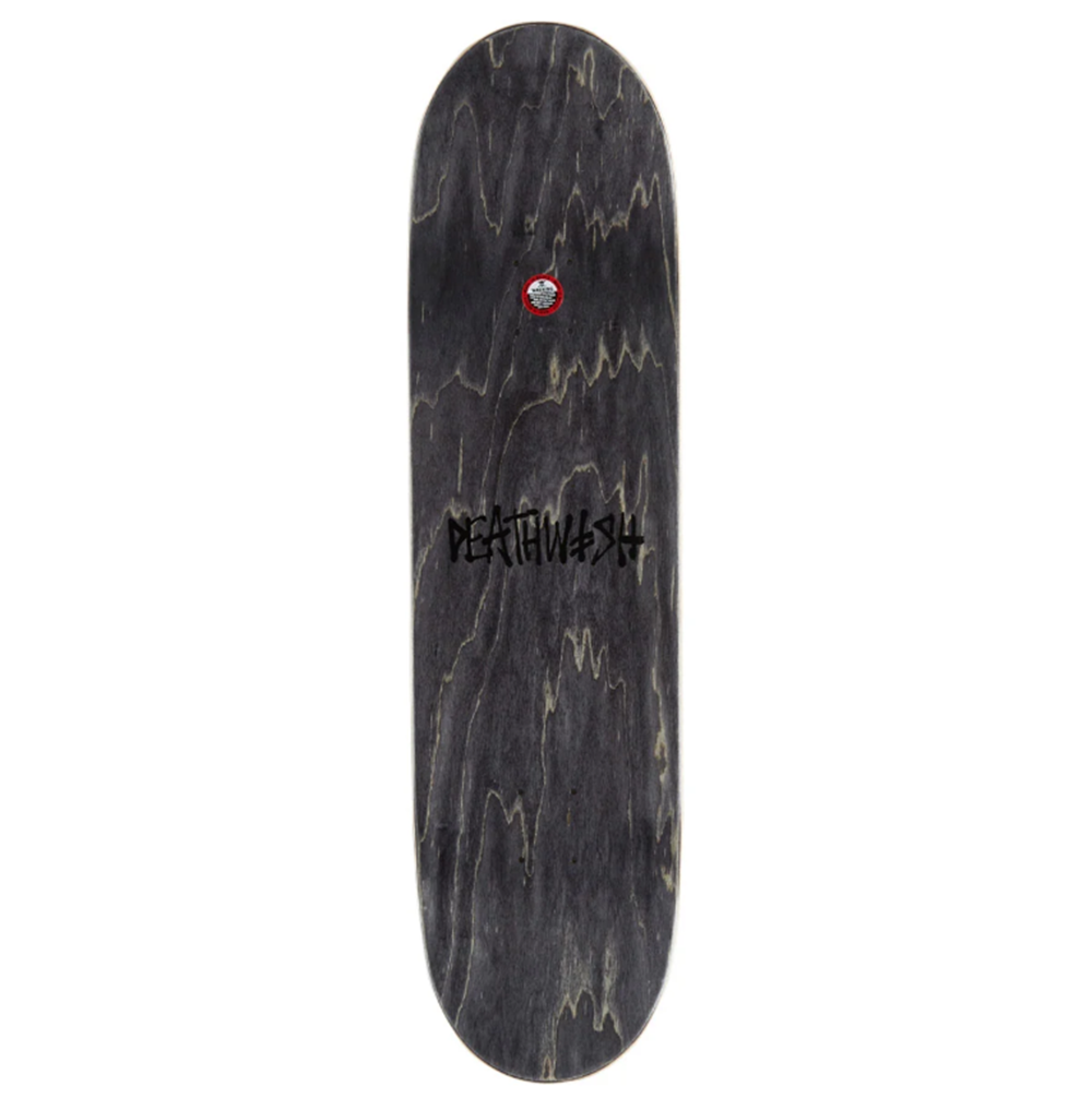 Deathwish Chris Athans Redline Skateboard Deck Natural Purple 8.25x14wb
