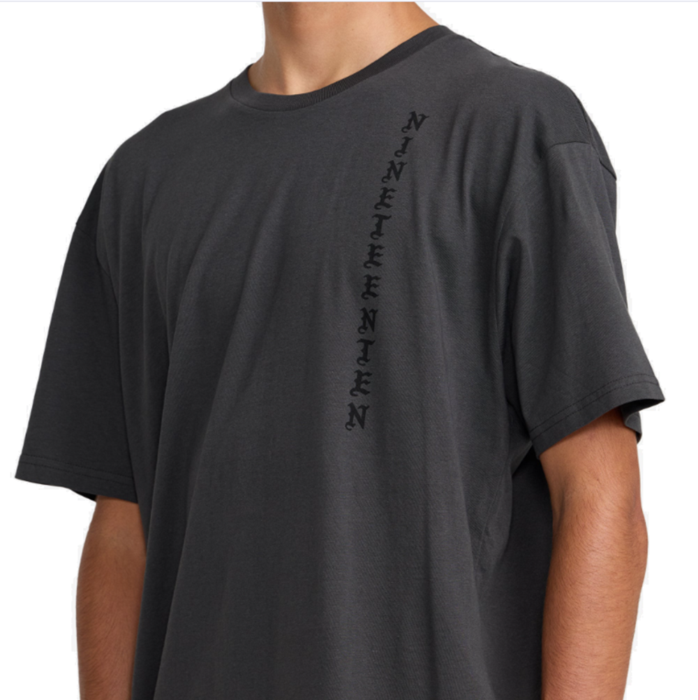 1910 Age of Winters Discharge SS Tee Vintage Black