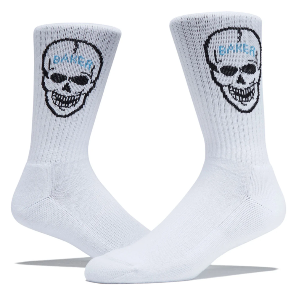 100% Baker Socks White One Size