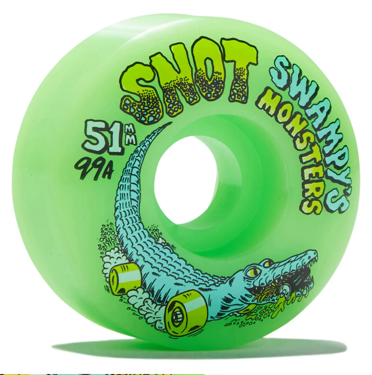 Snot Swampys Monsters Wheels Set NeonGreen 51/99a