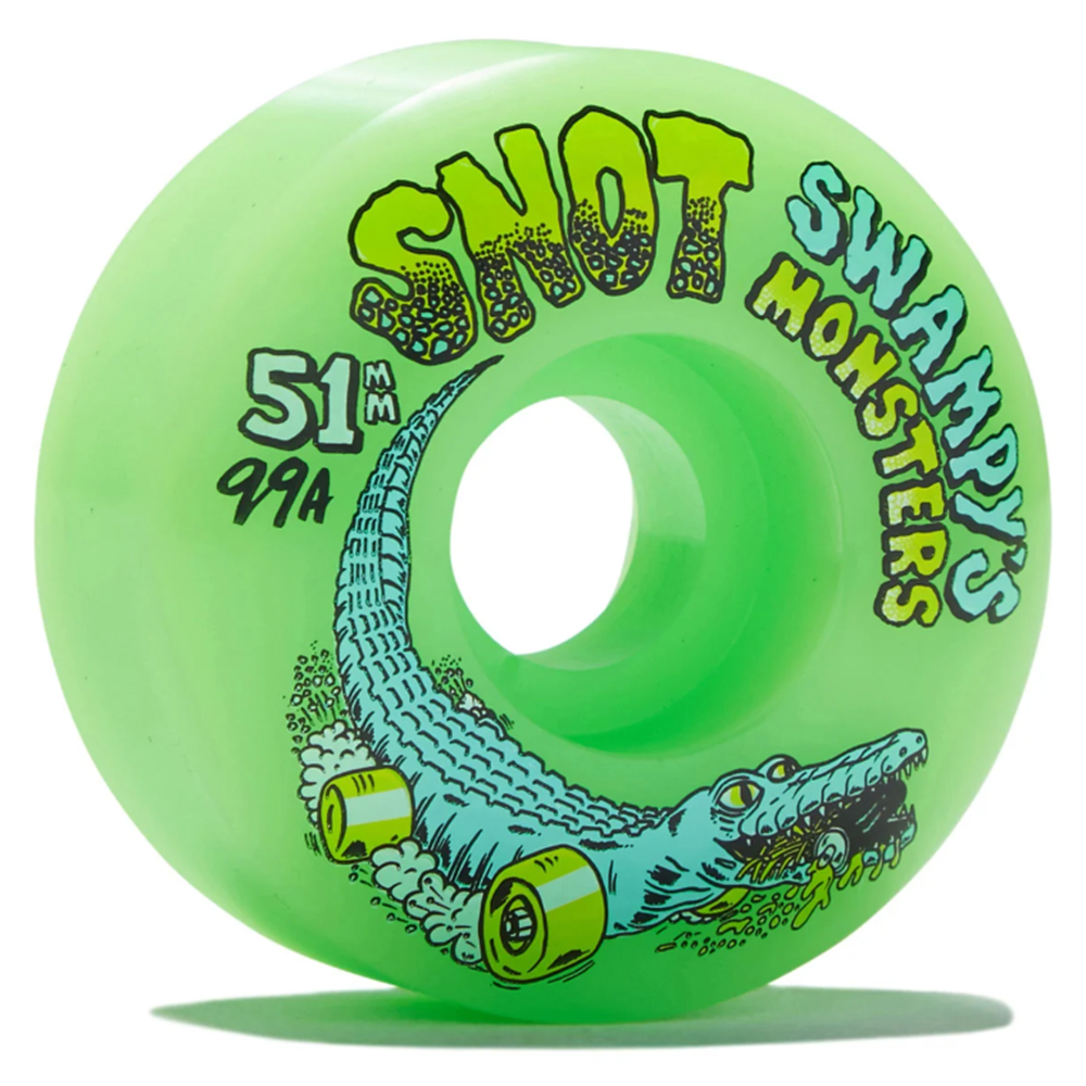 Snot Swampys Monsters Wheels Set NeonGreen 51/99a