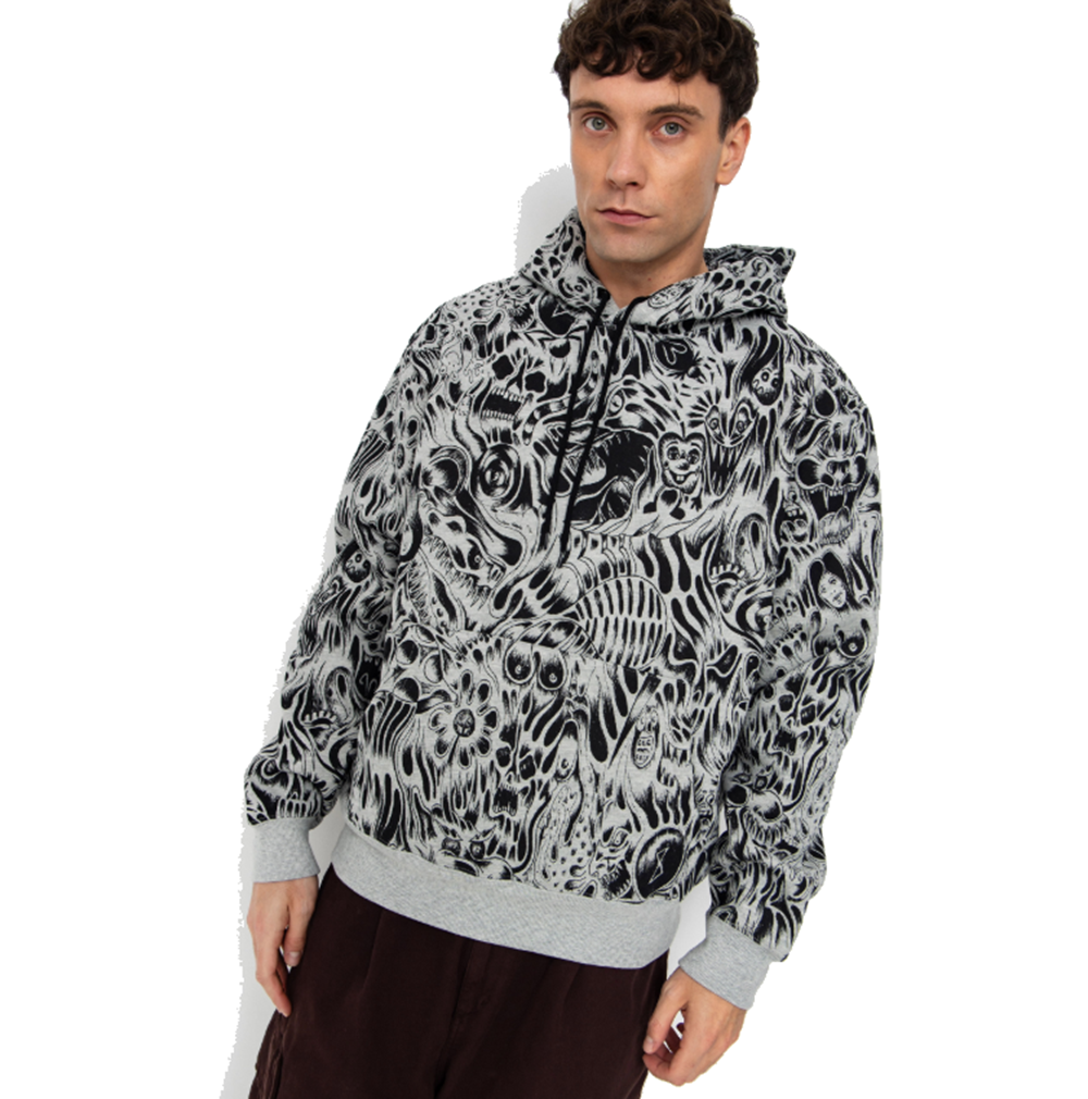 Baker Nightmare Hoodie Heather Grey