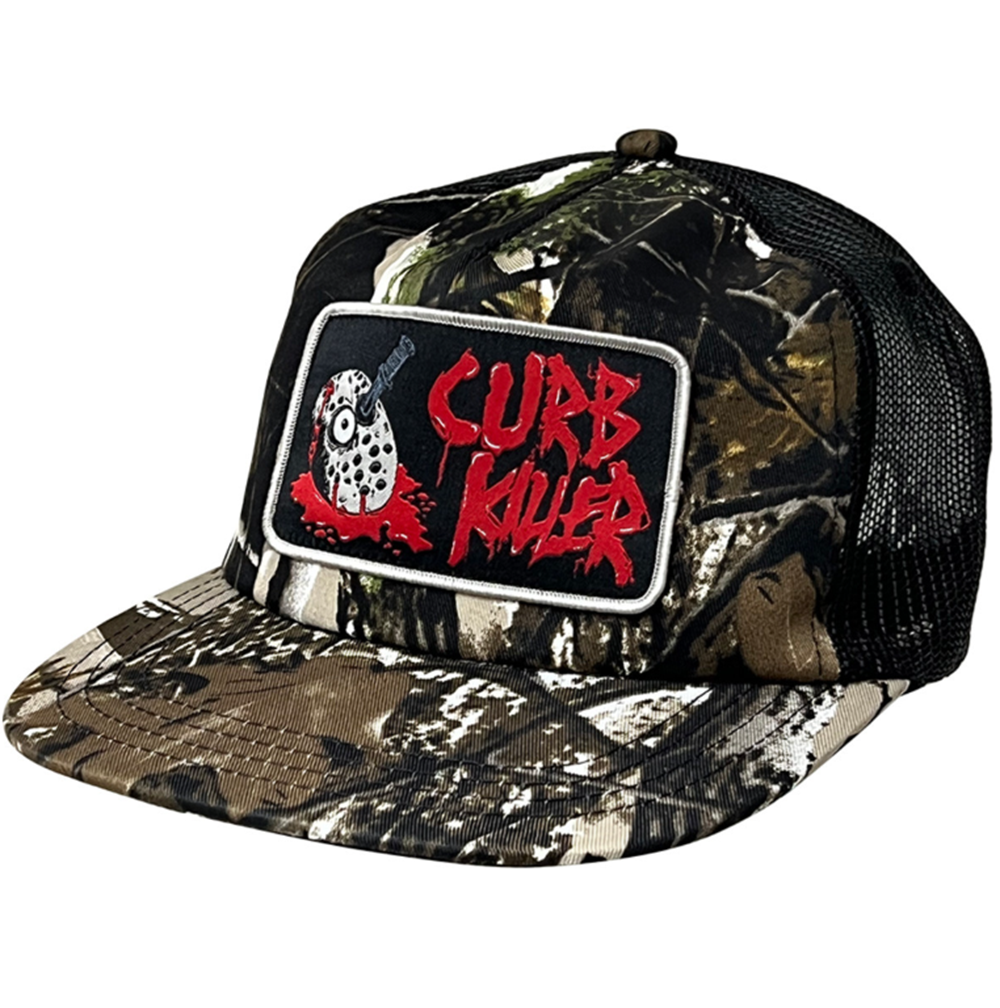 Heroin Curb Killer Trucker Hat Camo One Size