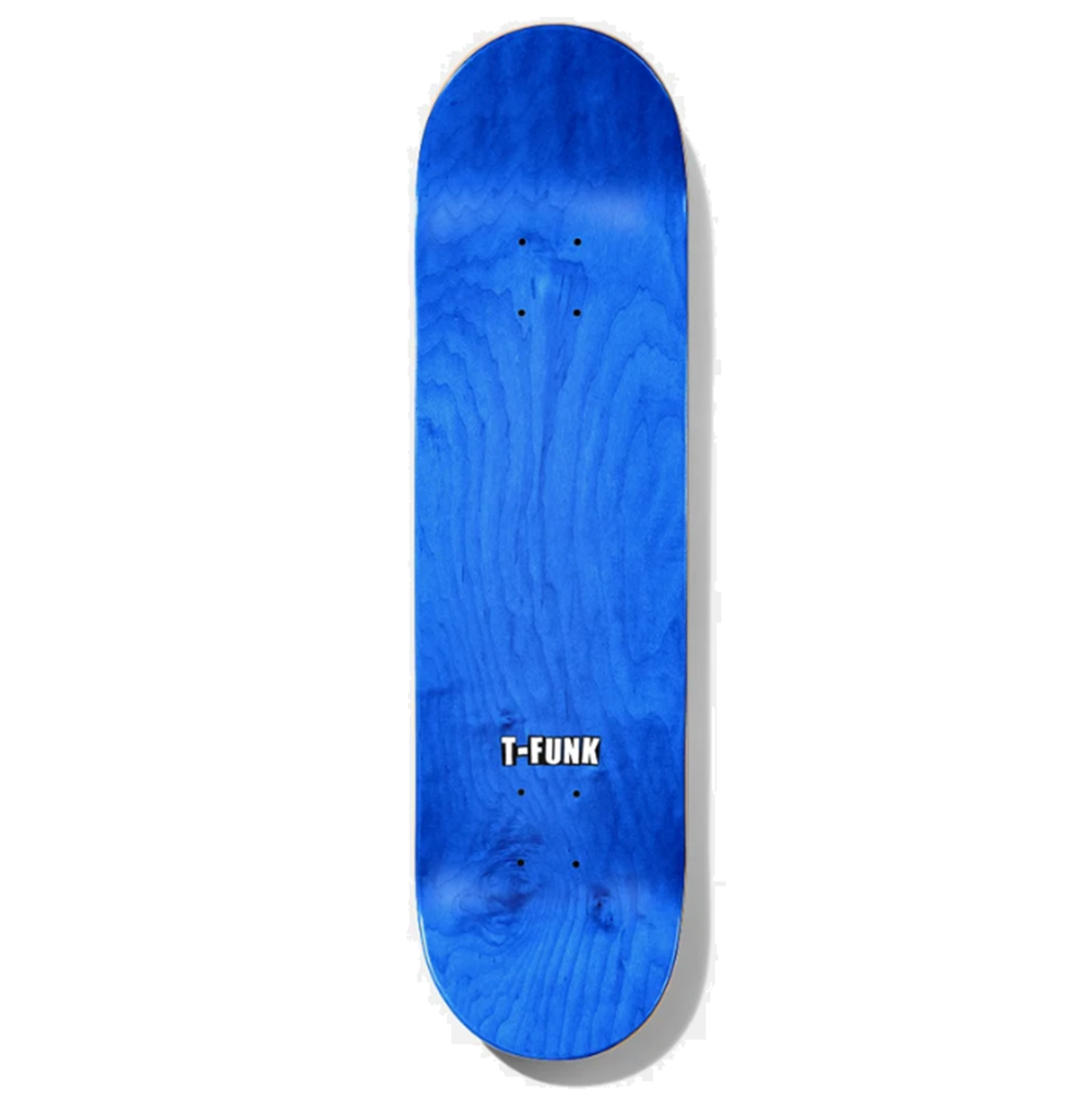 Baker T-Funk Gravel Pit Slick Skateboard Deck Red White 8.75x14.25wb