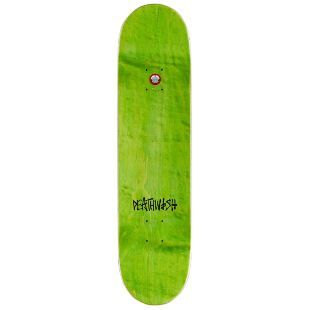 Deathwish Deathspray Skateboard Deck Black White 7.9x14WB