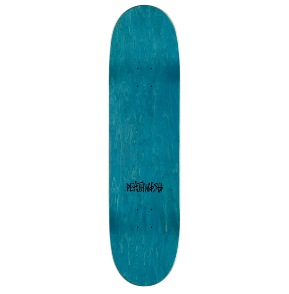 Deathwish Deathspray Skateboard Deck Black White 8.38x14.5WB