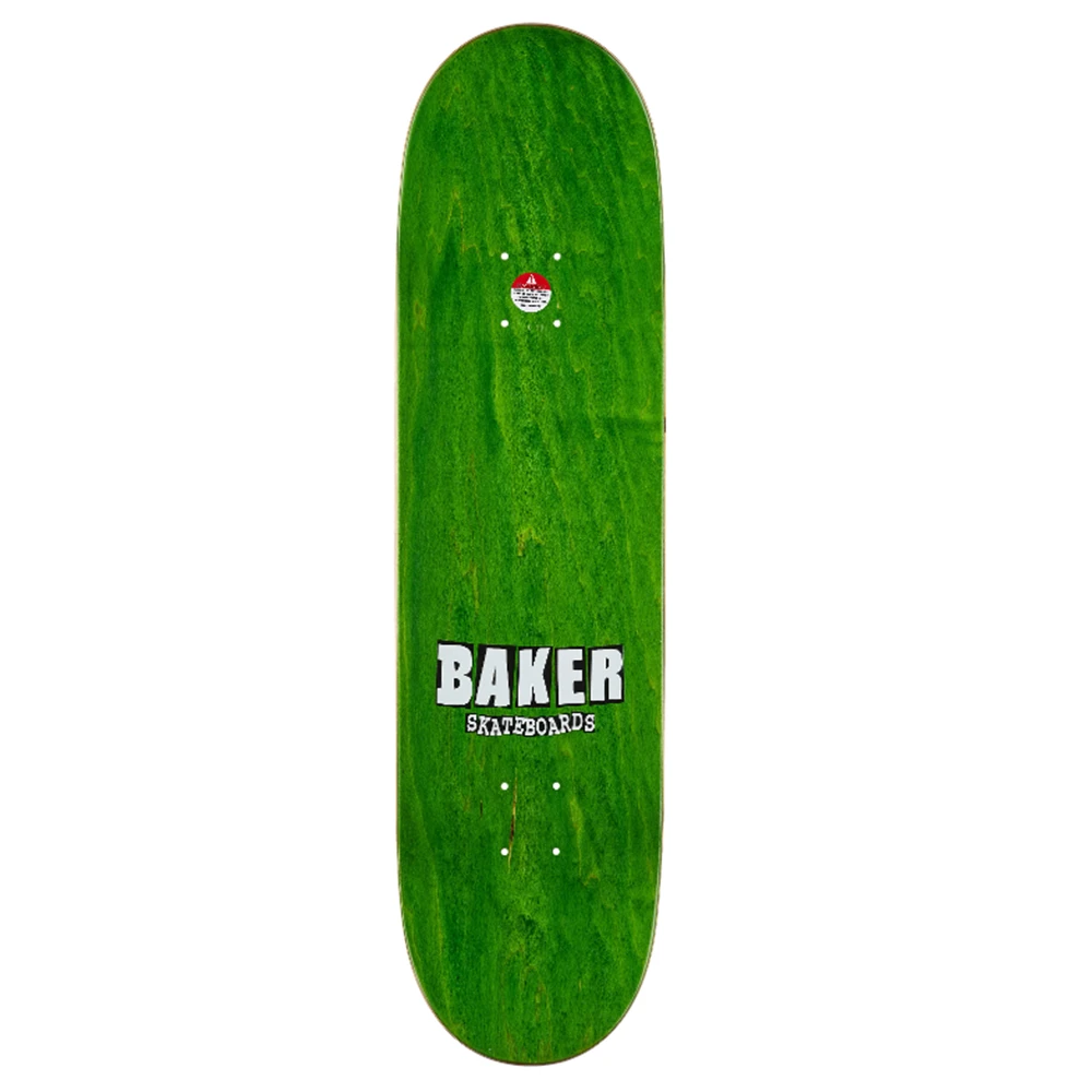 Baker Brand Logo Skateboard Deck Black White Black 8.3875