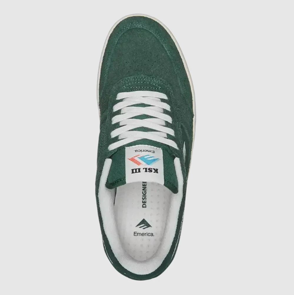 Emerica KSL III Skate Shoes Hunter Green