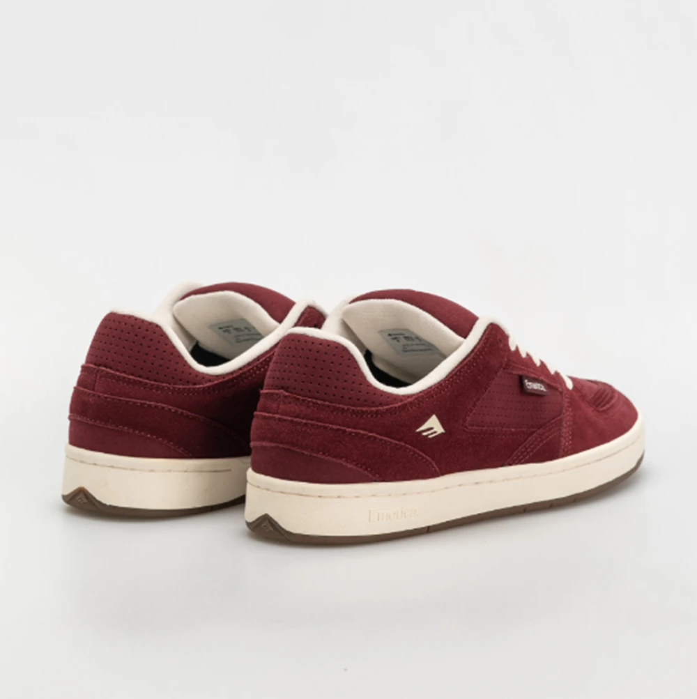Emerica Mute Core Skate Shoes Burgundy
