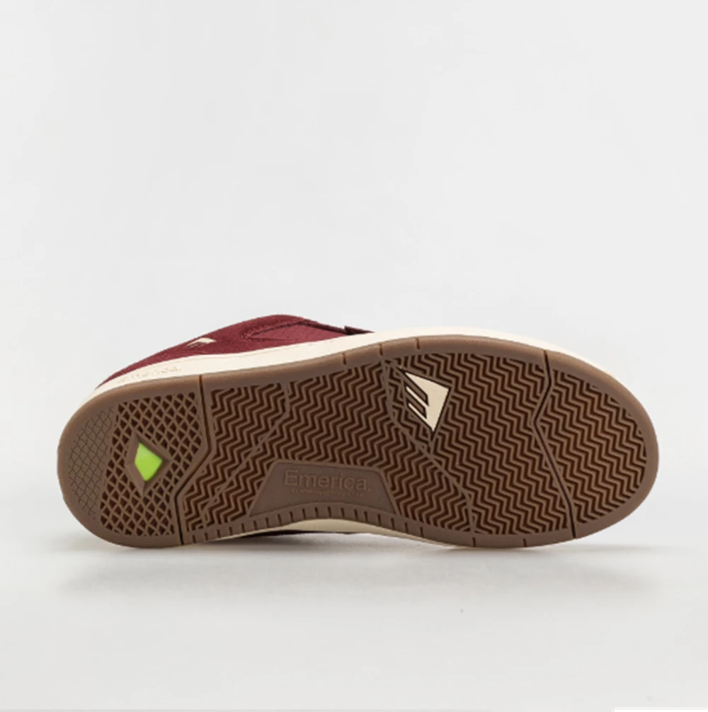 Emerica Mute Core Skate Shoes Burgundy