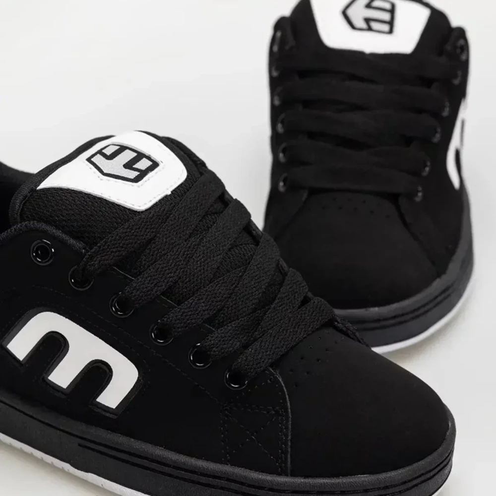 Etnies Callicut Foundation Skate Shoes Black White Black