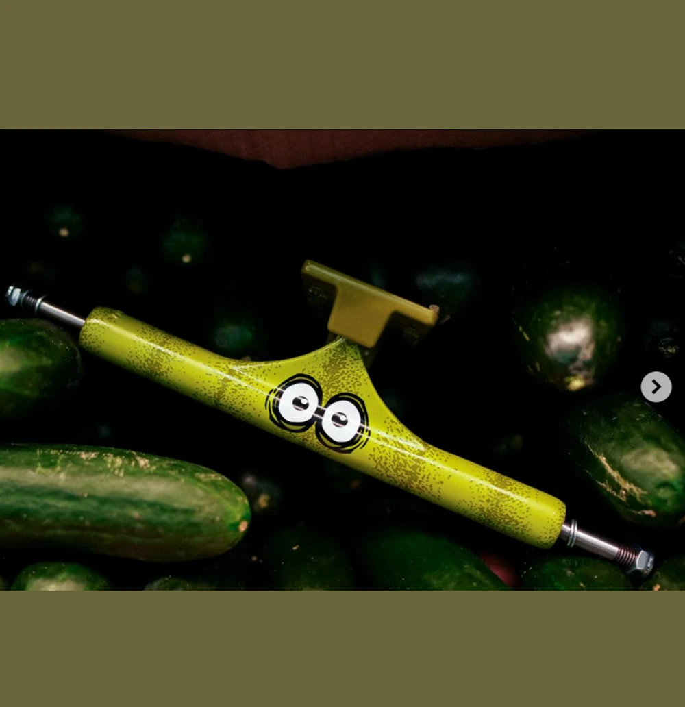 Slappy Heroin Hollow Pickle Trucks Green 11.0 Set