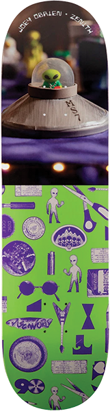ALIEN WORKSHOP O'BRIEN ZENITH SKATEBOARD DECK-8.37 GREEN