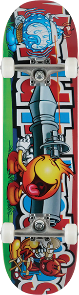 WORLD INDUSTRIES BAZOOKA SKATEBOARD COMPLETE-8.0